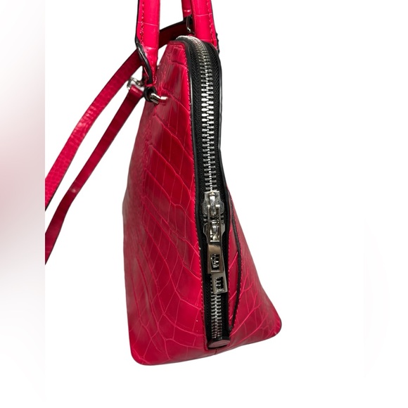 Zara 13in X 9in X 6in Pink Handbag - Picture 4 of 13